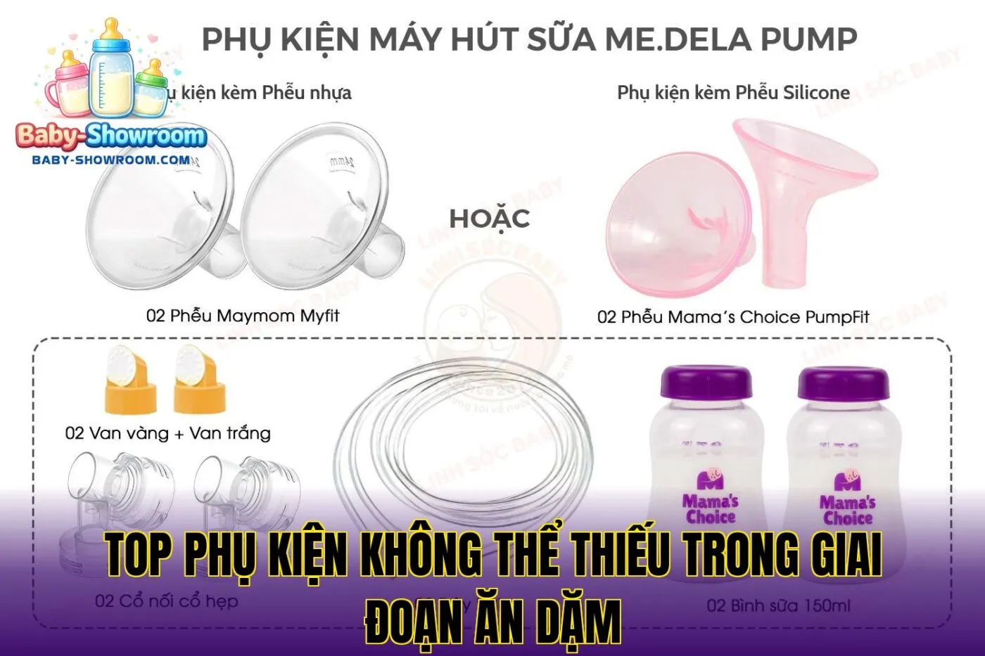 Top phụ kiện không thể thiếu trong giai đoạn ăn dặm