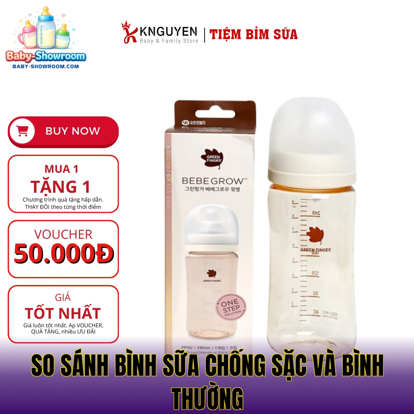 So sánh bình sữa chống sặc và bình thường