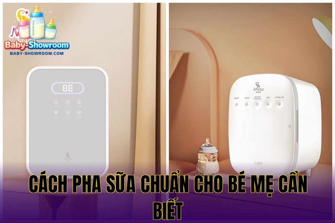 Cách Pha Sữa Bằng Bình Sữa Chuẩn Nhất