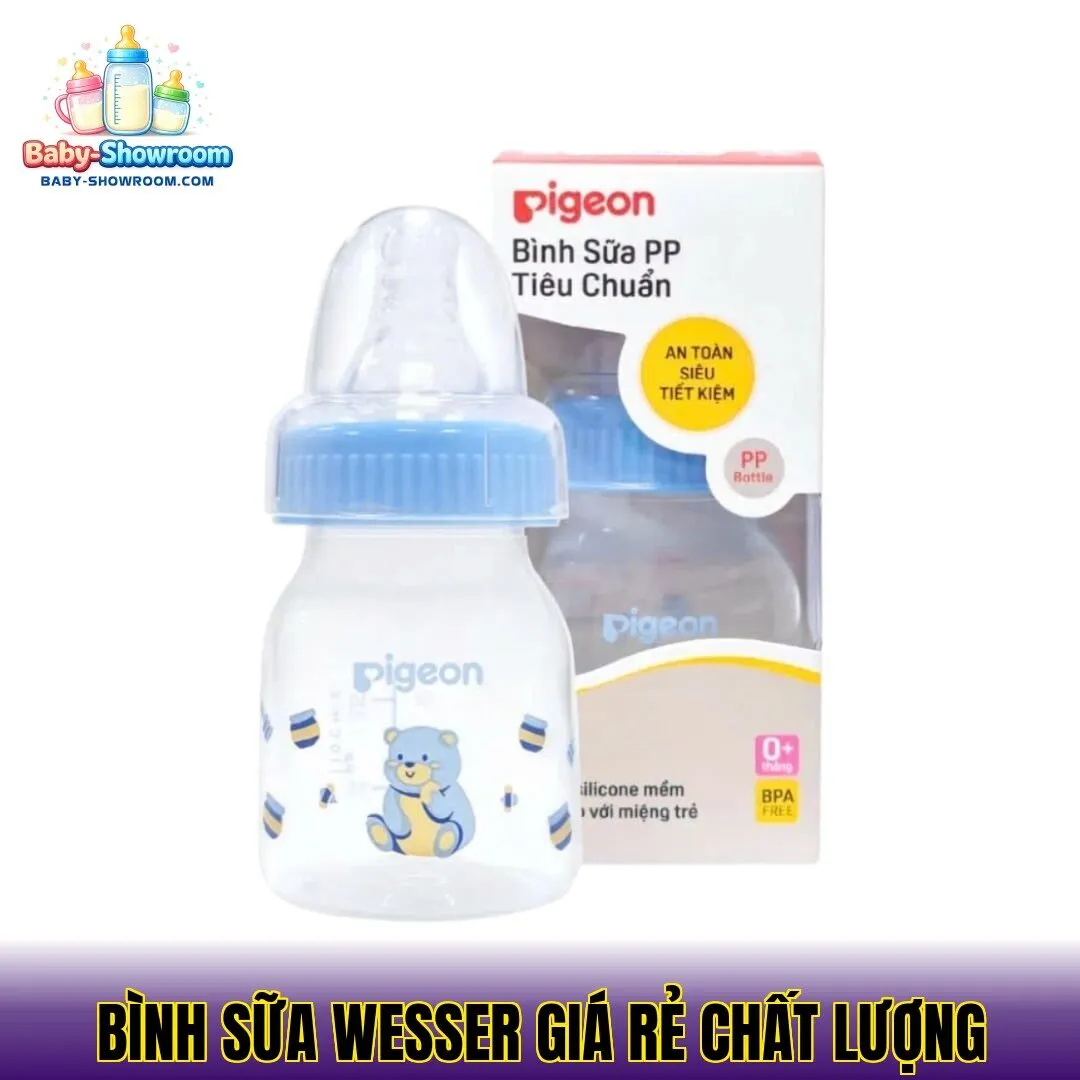 Bình sữa Wesser giá rẻ chất lượng