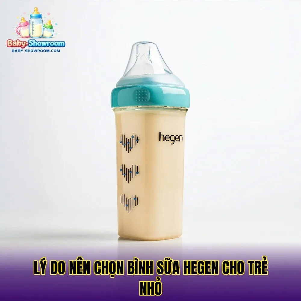 Lý do nên chọn bình sữa Hegen cho trẻ nhỏ