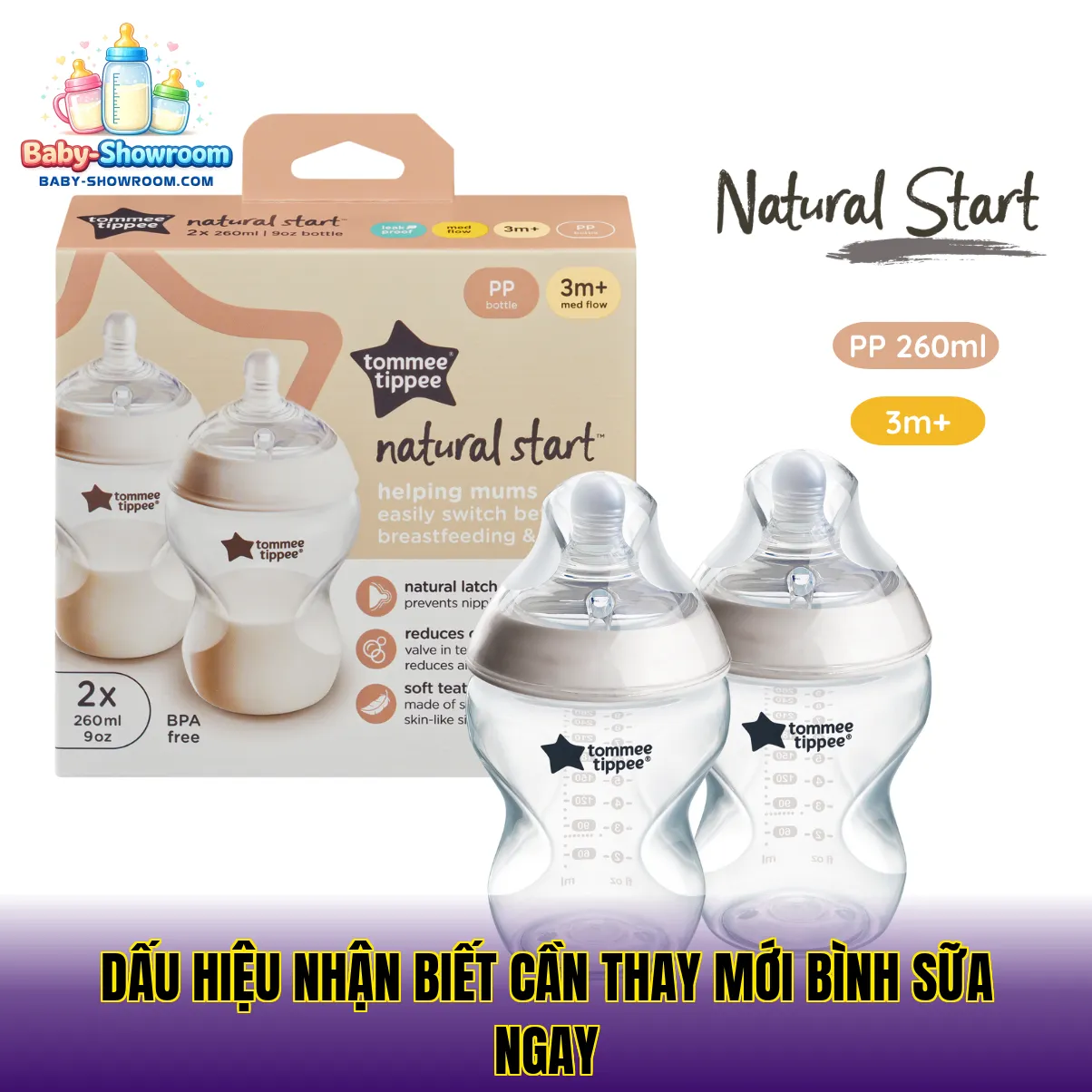 Dấu hiệu nhận biết cần thay mới bình sữa ngay