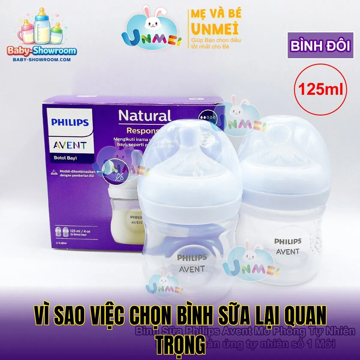 Vì sao việc chọn bình sữa lại quan trọng