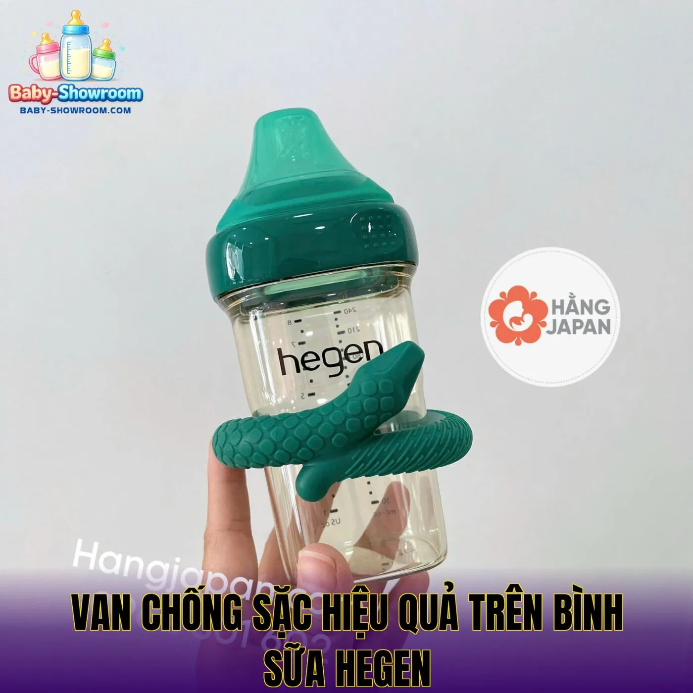 van chống sặc hiệu quả trên bình sữa hegen