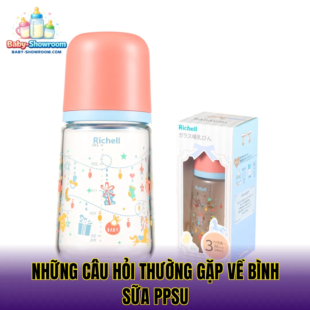 Những câu hỏi thường gặp về bình sữa PPSU
