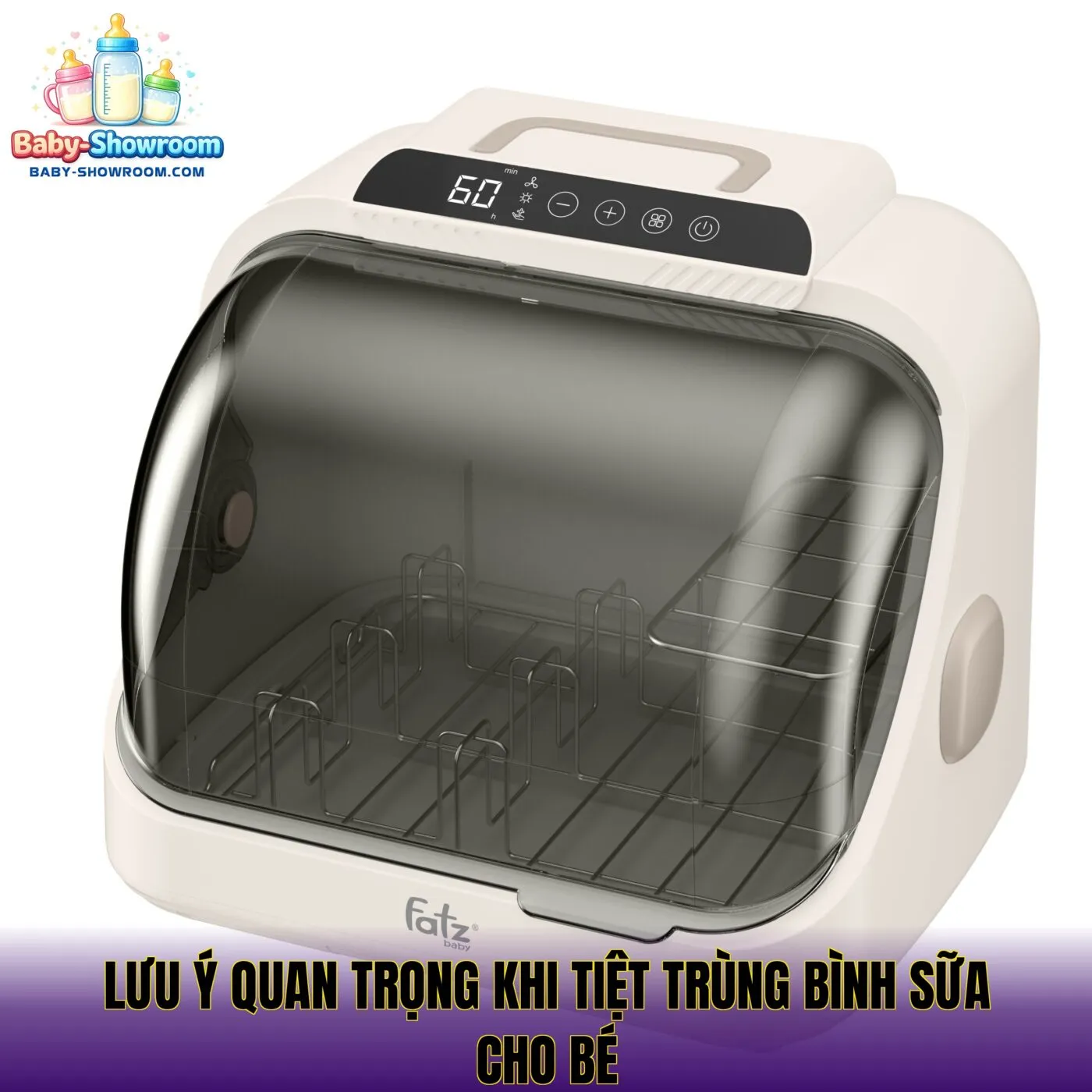 Lưu ý quan trọng khi tiệt trùng bình sữa cho bé