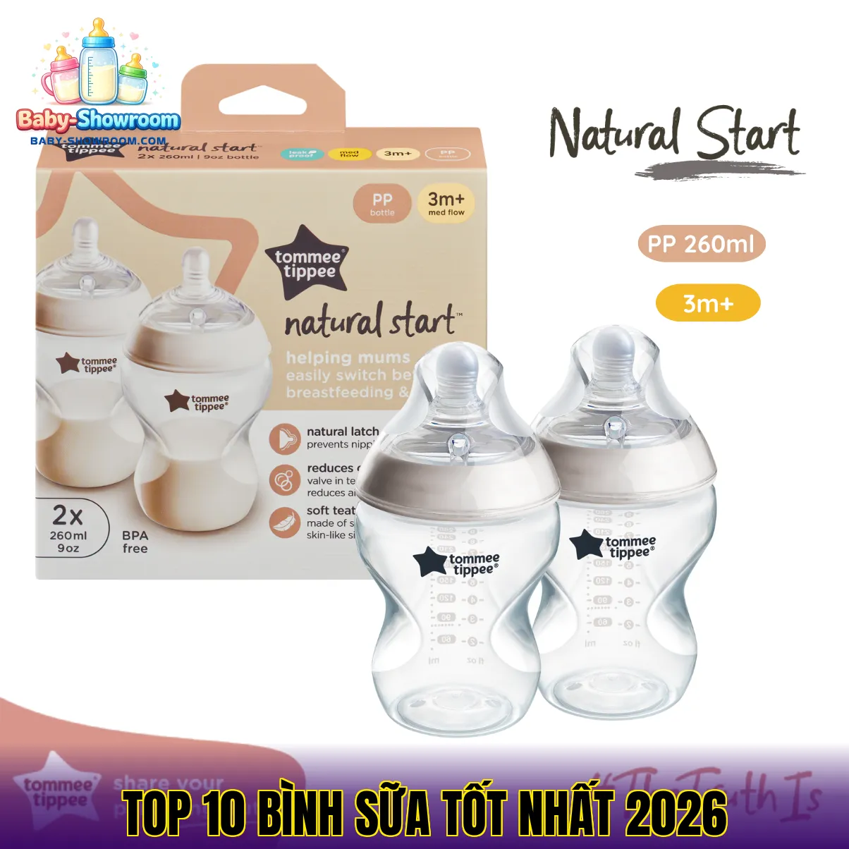 Top 10 Bình Sữa Tốt Nhất 2026