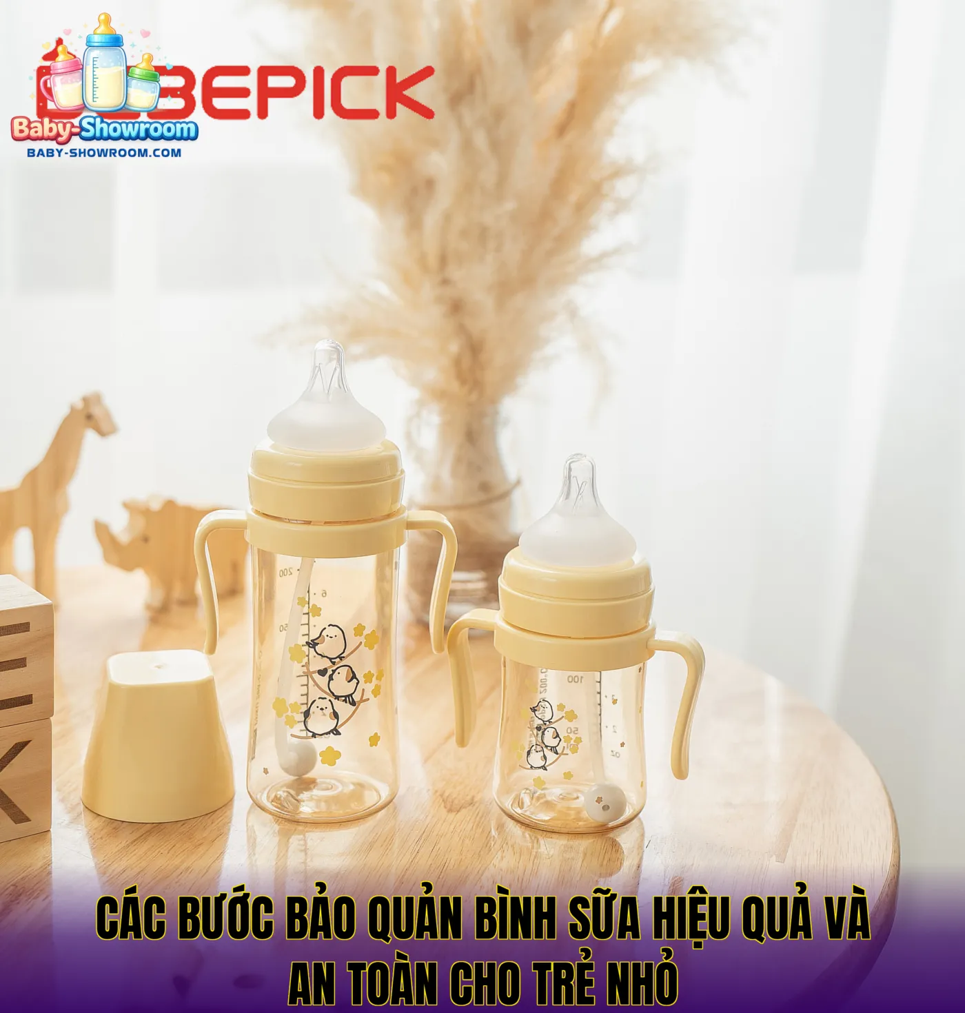 Các bước bảo quản bình sữa hiệu quả và an toàn cho trẻ nhỏ