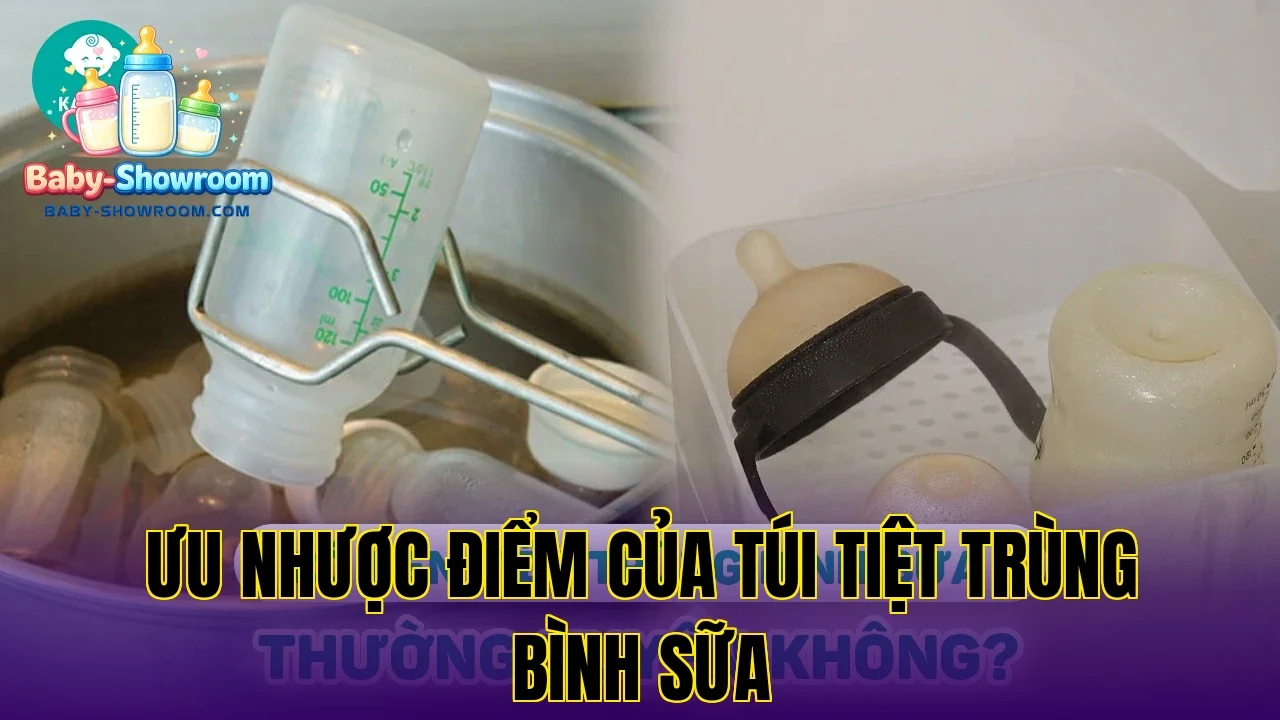 Ưu nhược điểm của túi tiệt trùng bình sữa