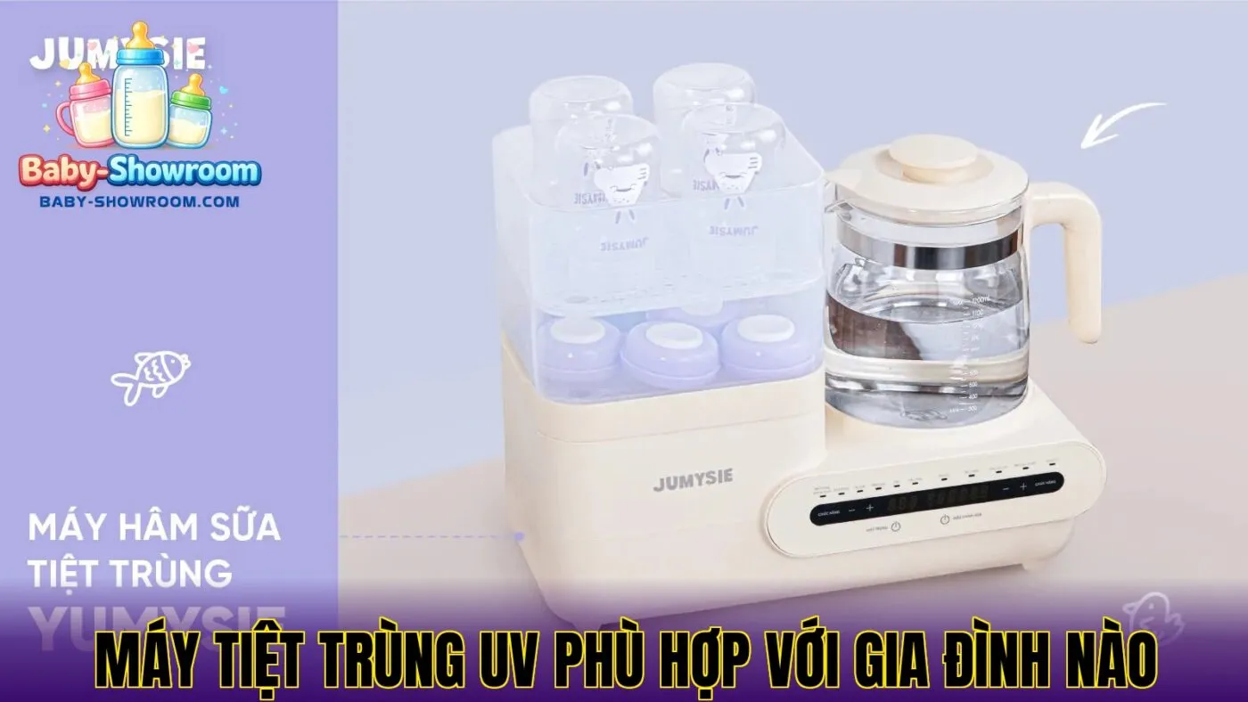 Máy tiệt trùng UV phù hợp với gia đình nào