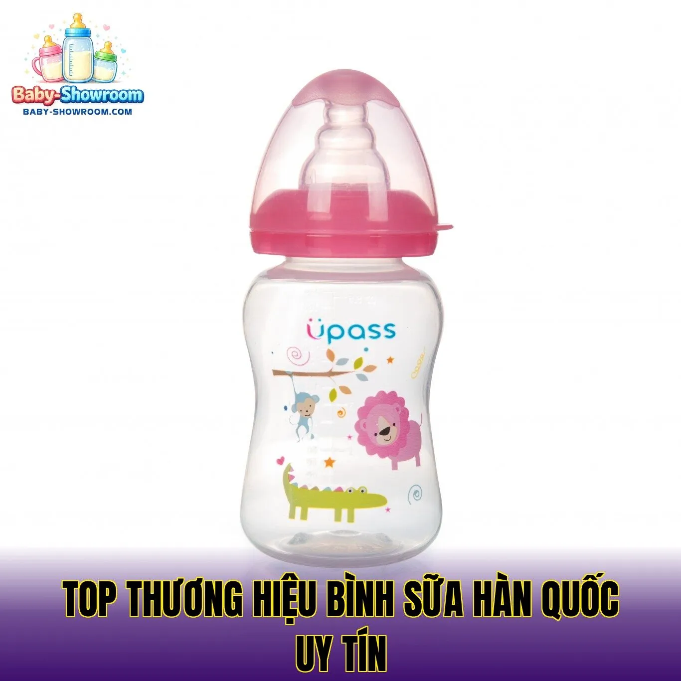 Top thương hiệu bình sữa Hàn Quốc uy tín