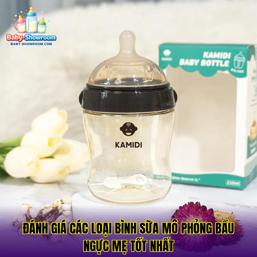 Đánh giá các loại bình sữa mô phỏng bầu ngực mẹ tốt nhất
