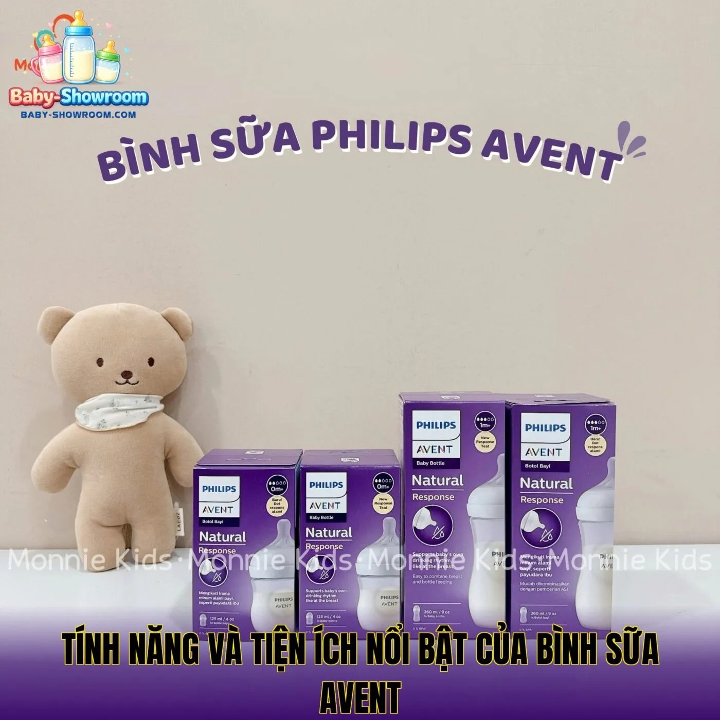 Tính năng và tiện ích nổi bật của bình sữa Avent