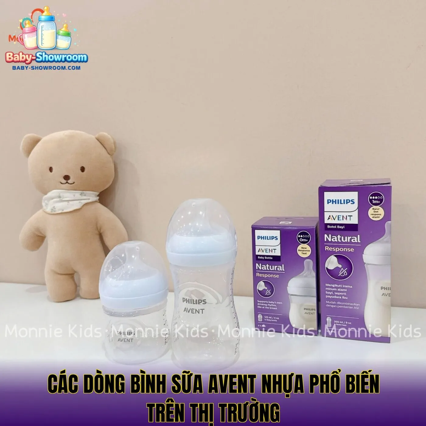 Các dòng bình sữa Avent nhựa phổ biến trên thị trường