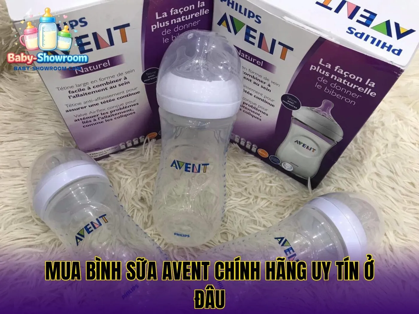 Mua bình sữa Avent chính hãng uy tín ở đâu