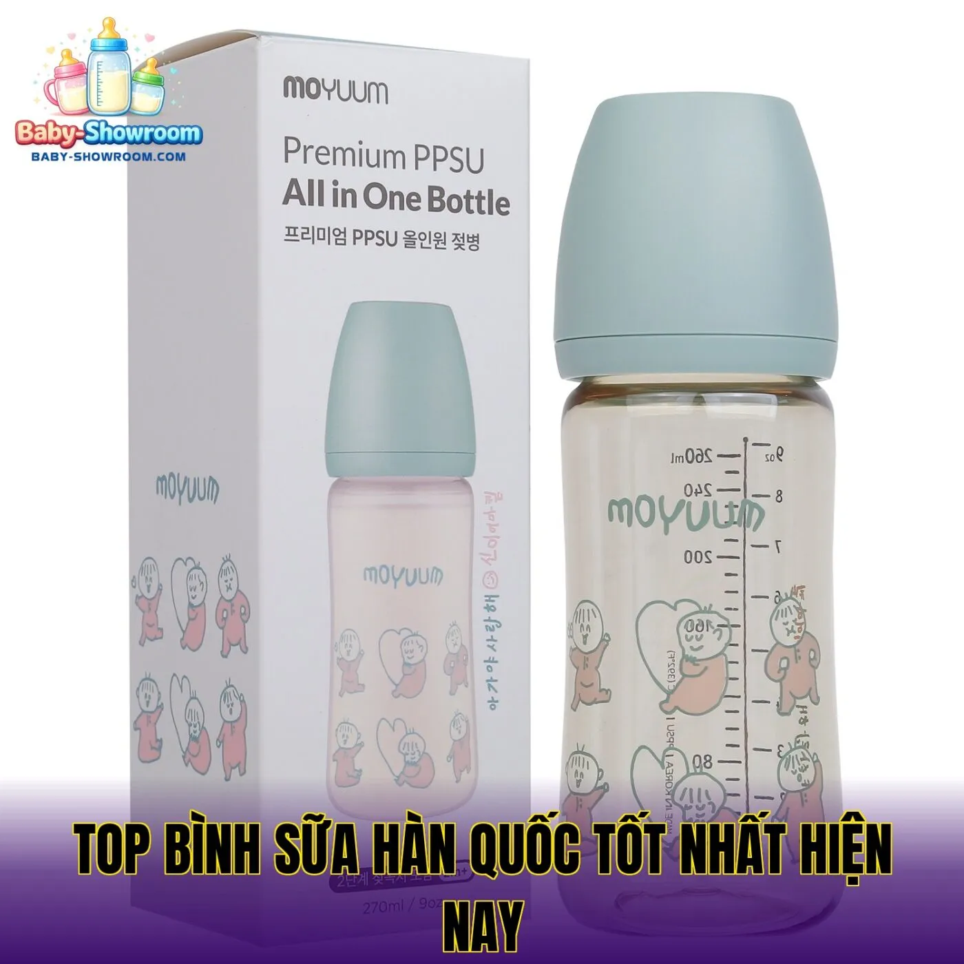 Top Bình Sữa Hàn Quốc Tốt Nhất Hiện Nay