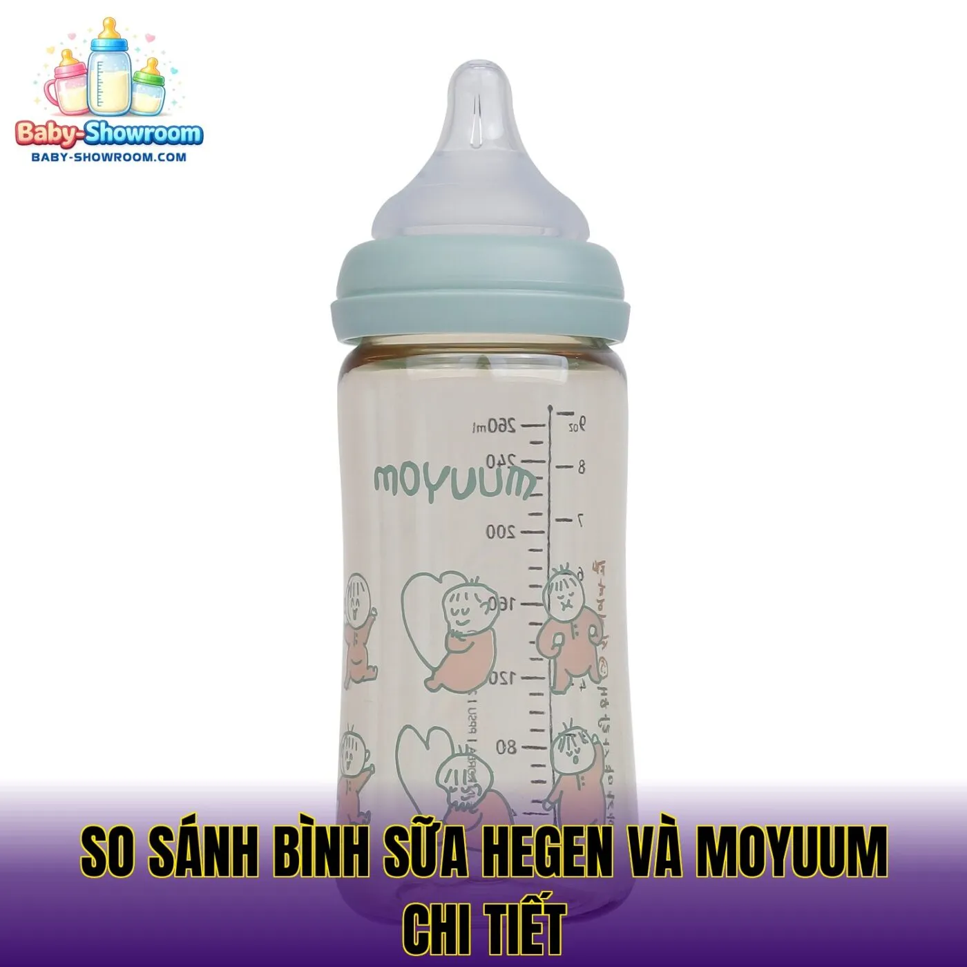 So Sánh Bình Sữa Hegen Và Moyuum Chi Tiết