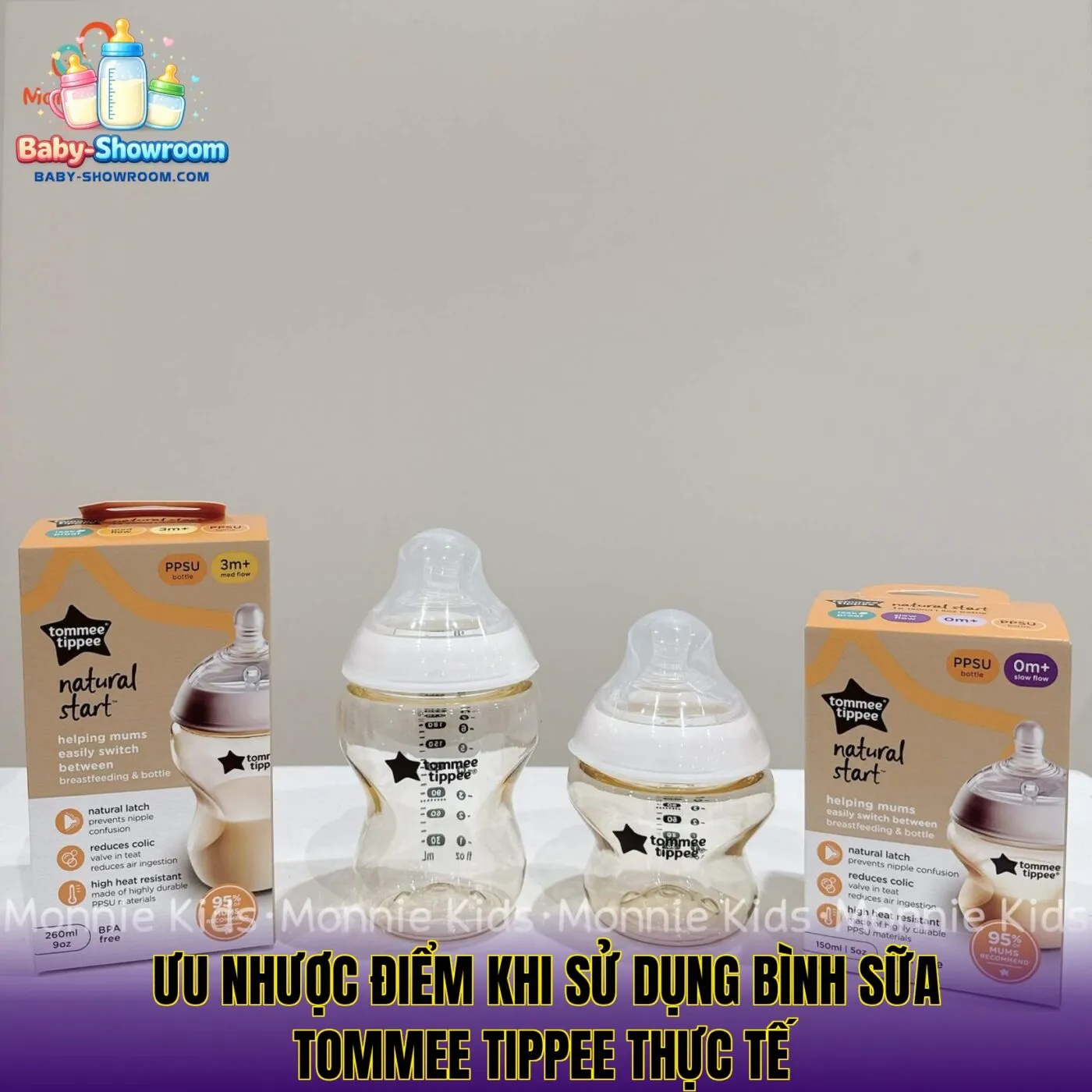 Ưu nhược điểm khi sử dụng bình sữa Tommee Tippee thực tế