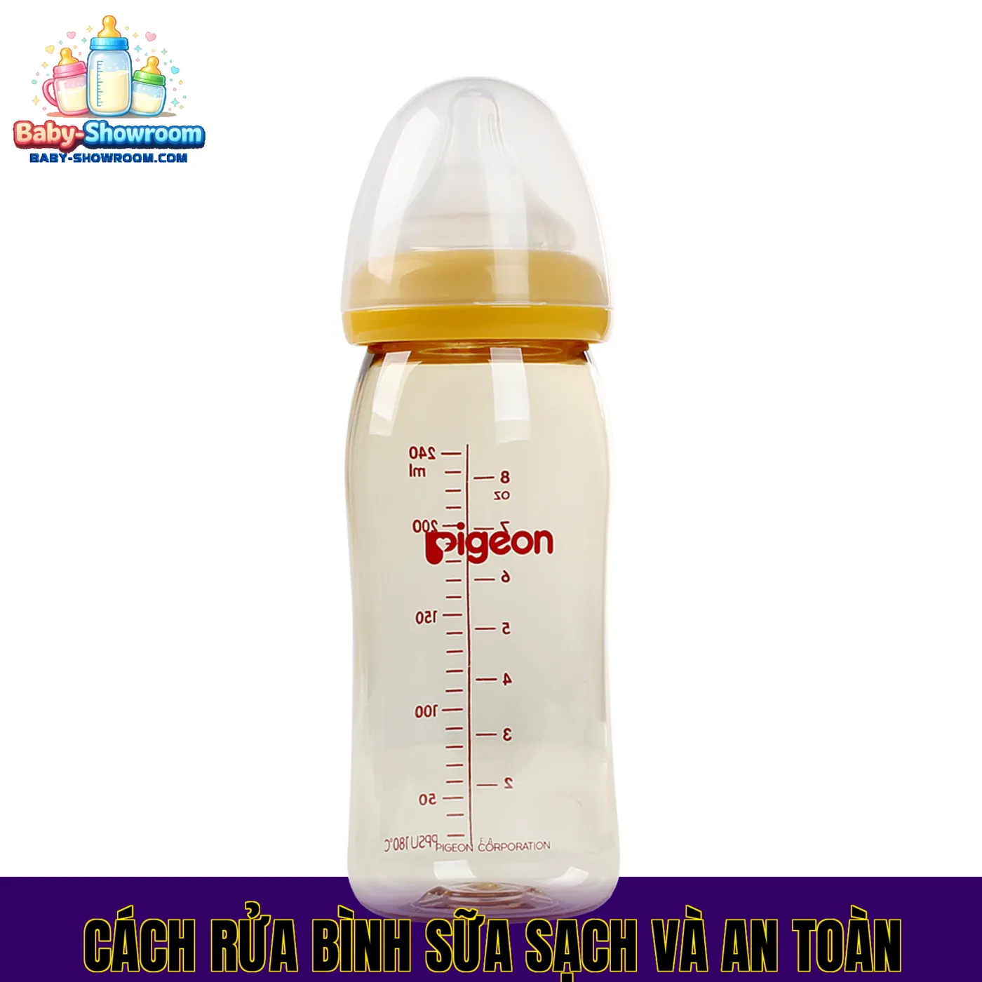 Cách rửa bình sữa sạch và an toàn