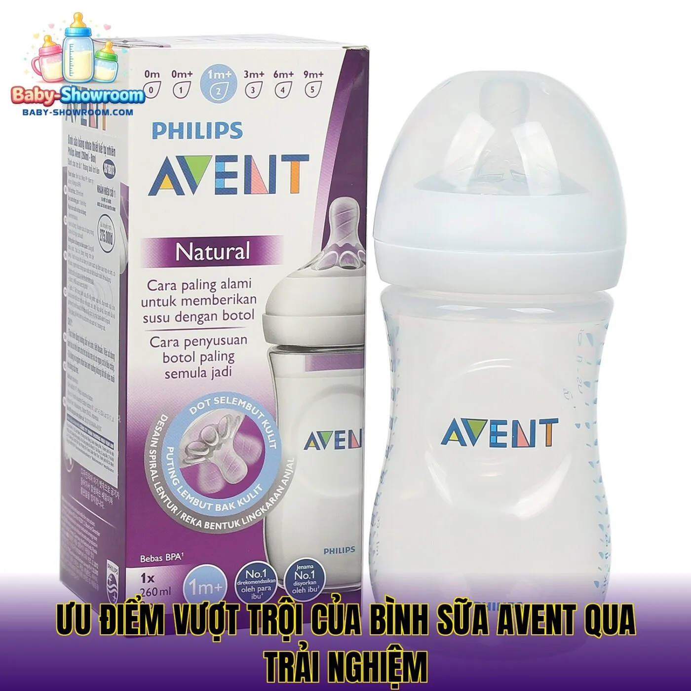 Ưu điểm vượt trội của bình sữa Avent qua trải nghiệm