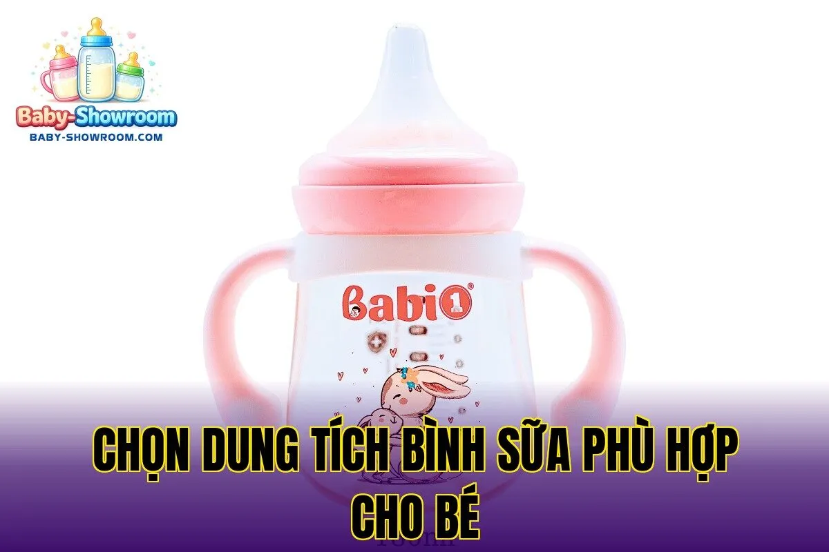 Bình Sữa Dung Tích Bao Nhiêu Là Phù Hợp