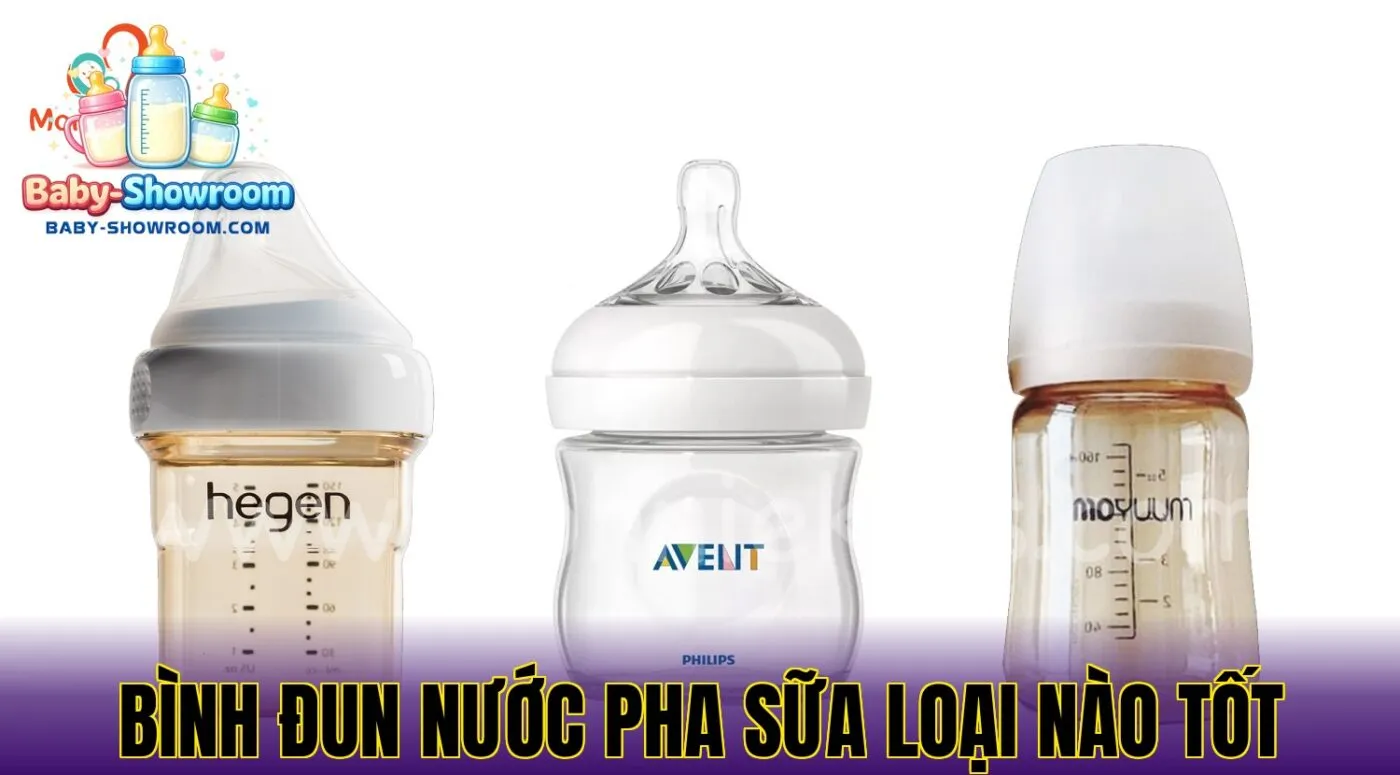 Bình đun nước pha sữa loại nào tốt