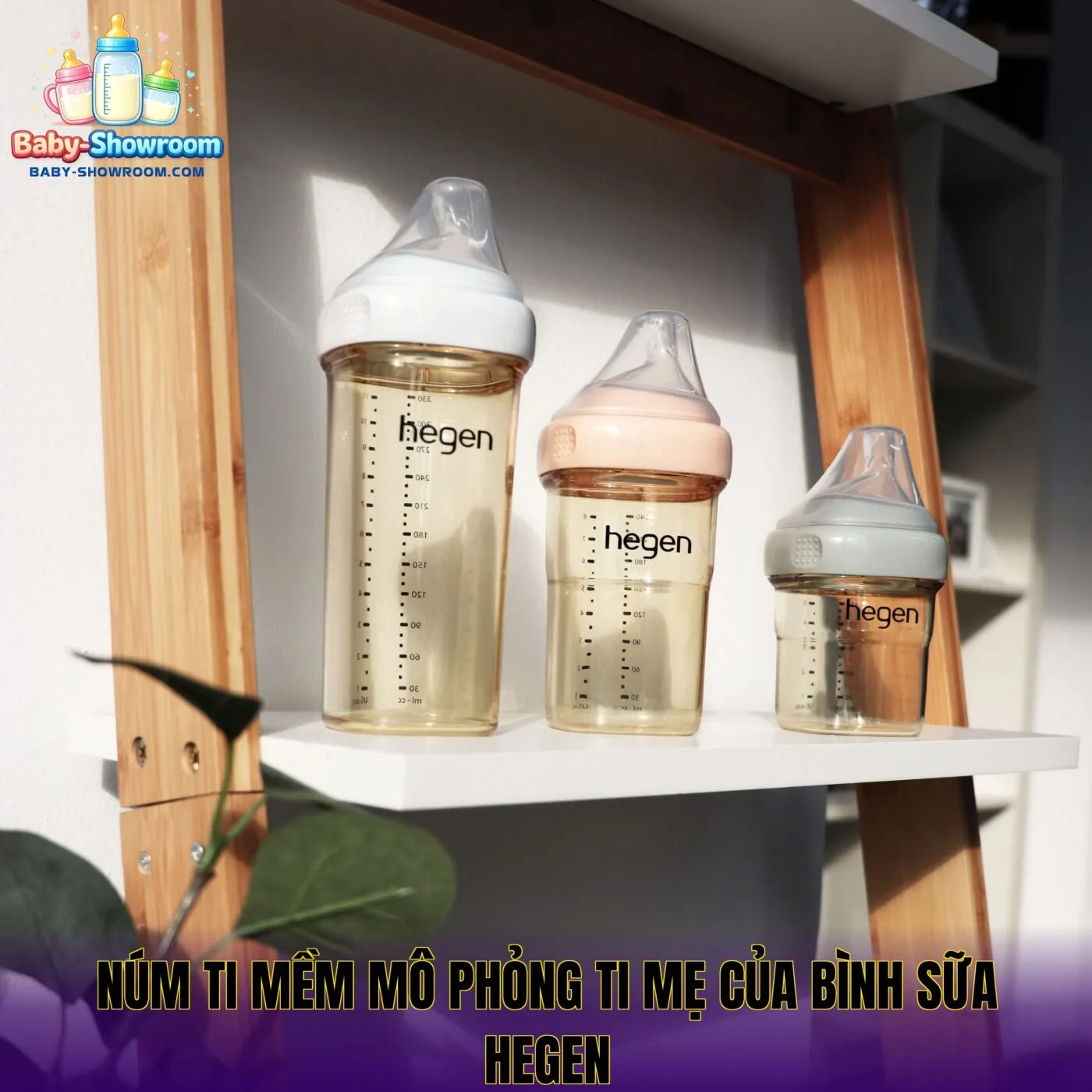núm ti mềm mô phỏng ti mẹ của bình sữa hegen