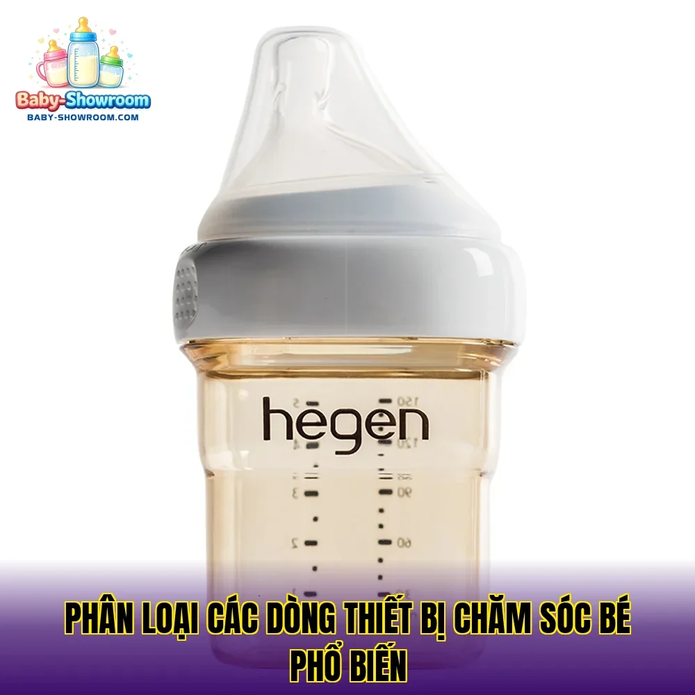 Phân loại các dòng thiết bị chăm sóc bé phổ biến