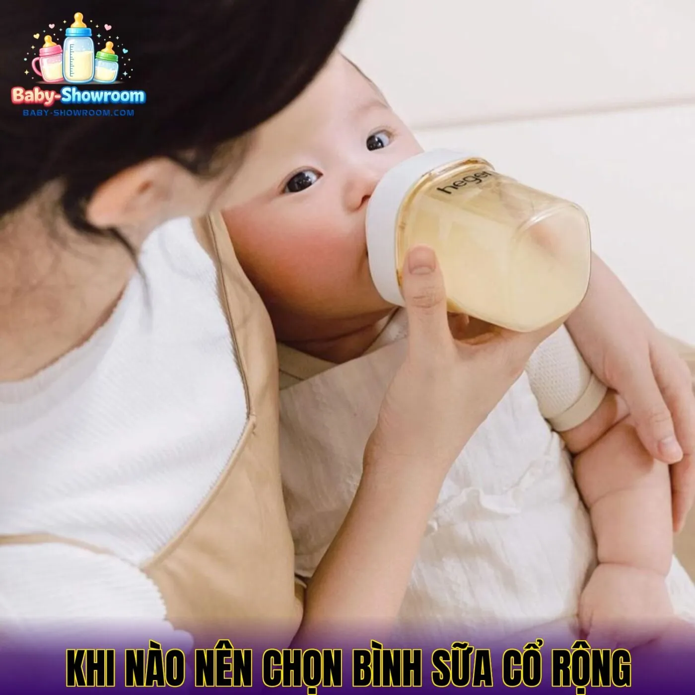khi nào nên chọn bình sữa cổ rộng
