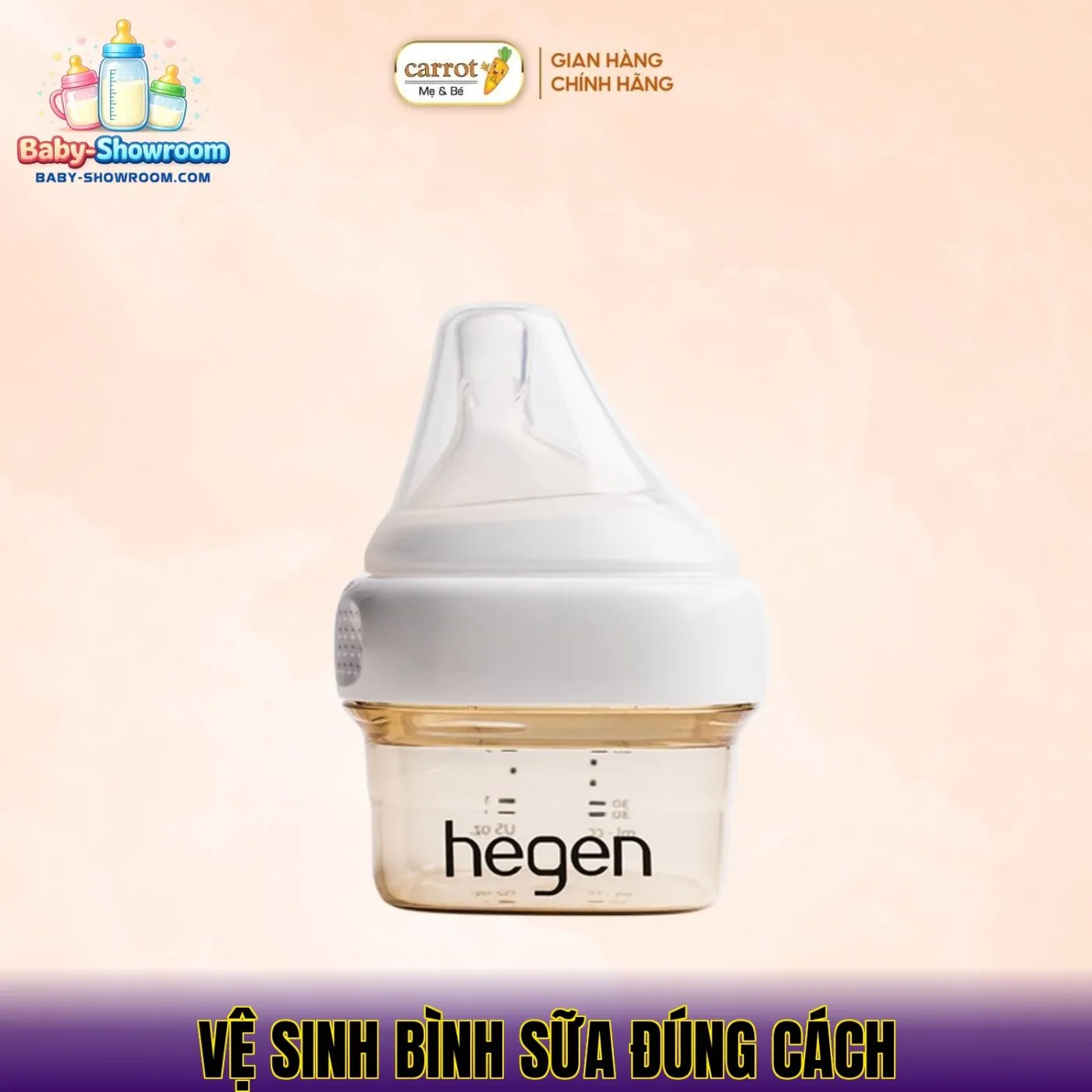 vệ sinh bình sữa đúng cách