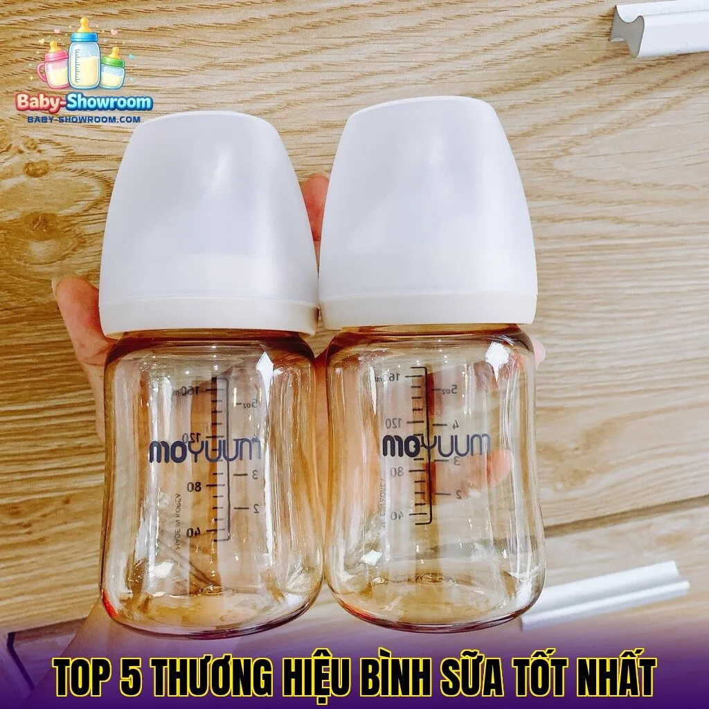 Top 5 thương hiệu bình sữa tốt nhất