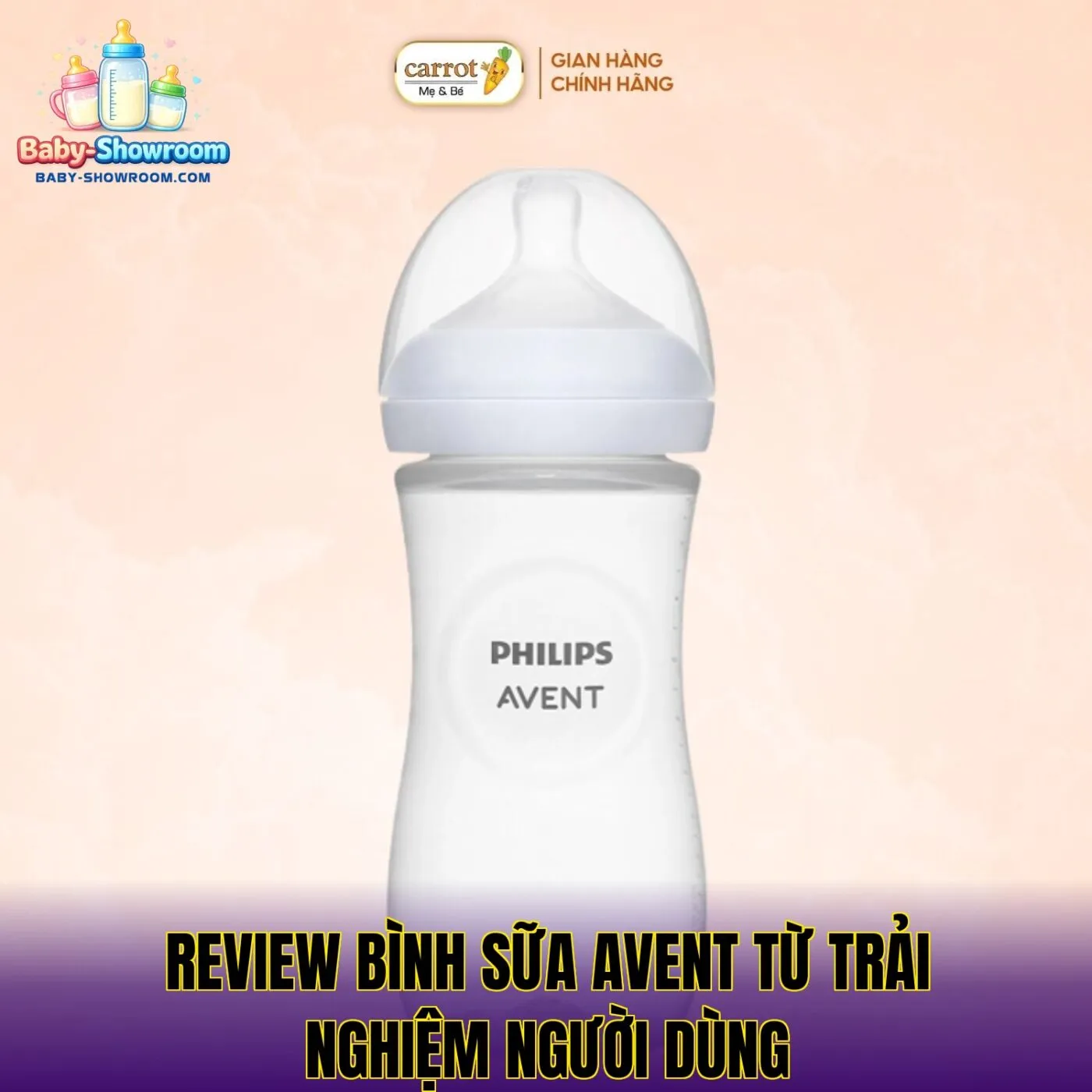 Review bình sữa Avent từ trải nghiệm người dùng