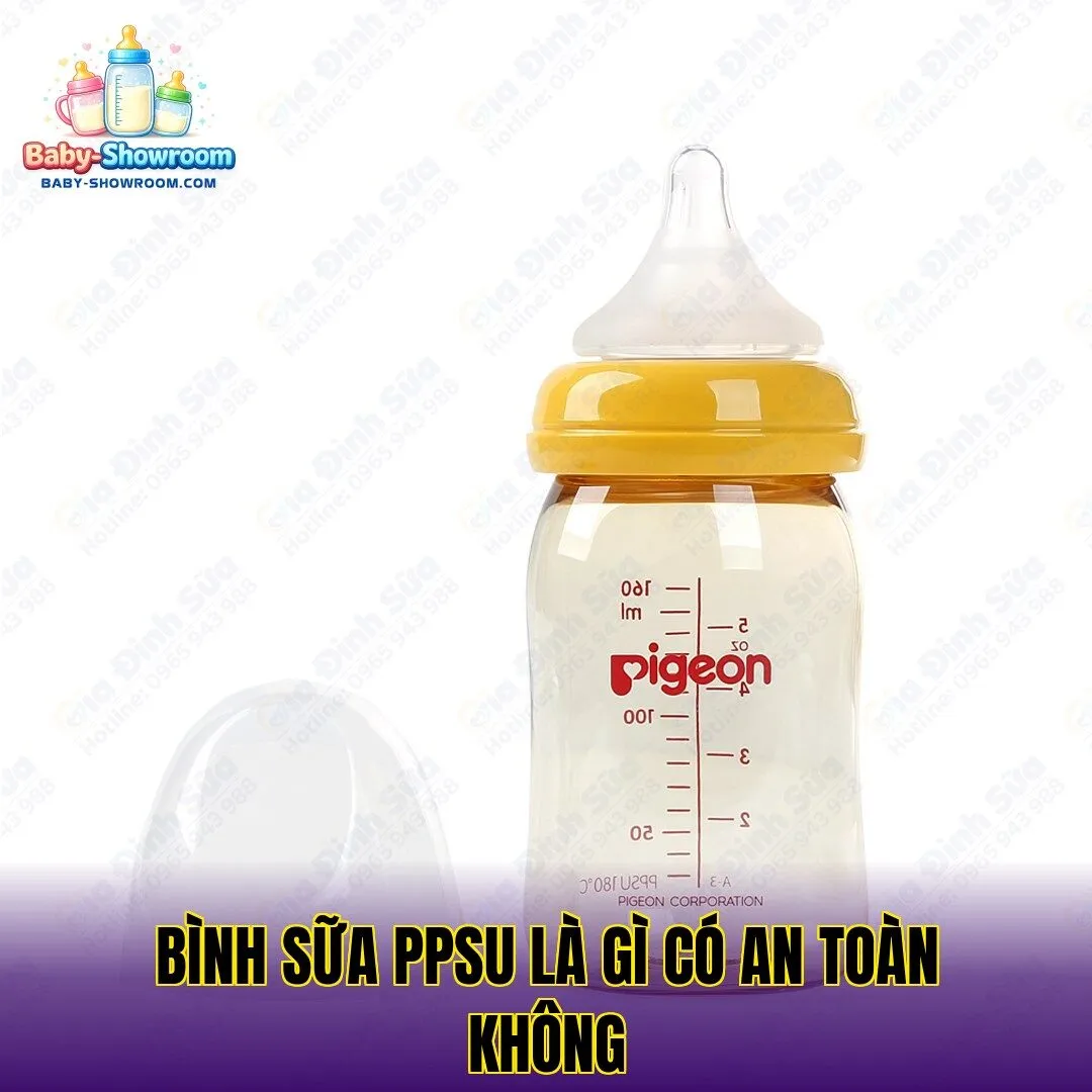 Bình sữa PPSU là gì có an toàn không