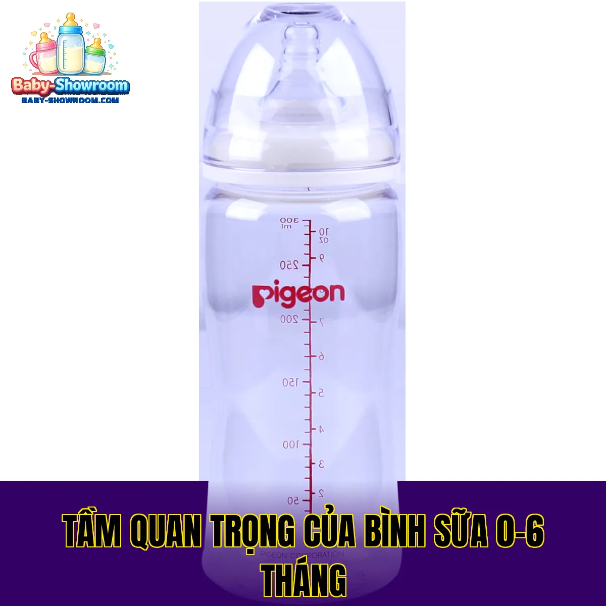 Tầm quan trọng của bình sữa 0-6 tháng