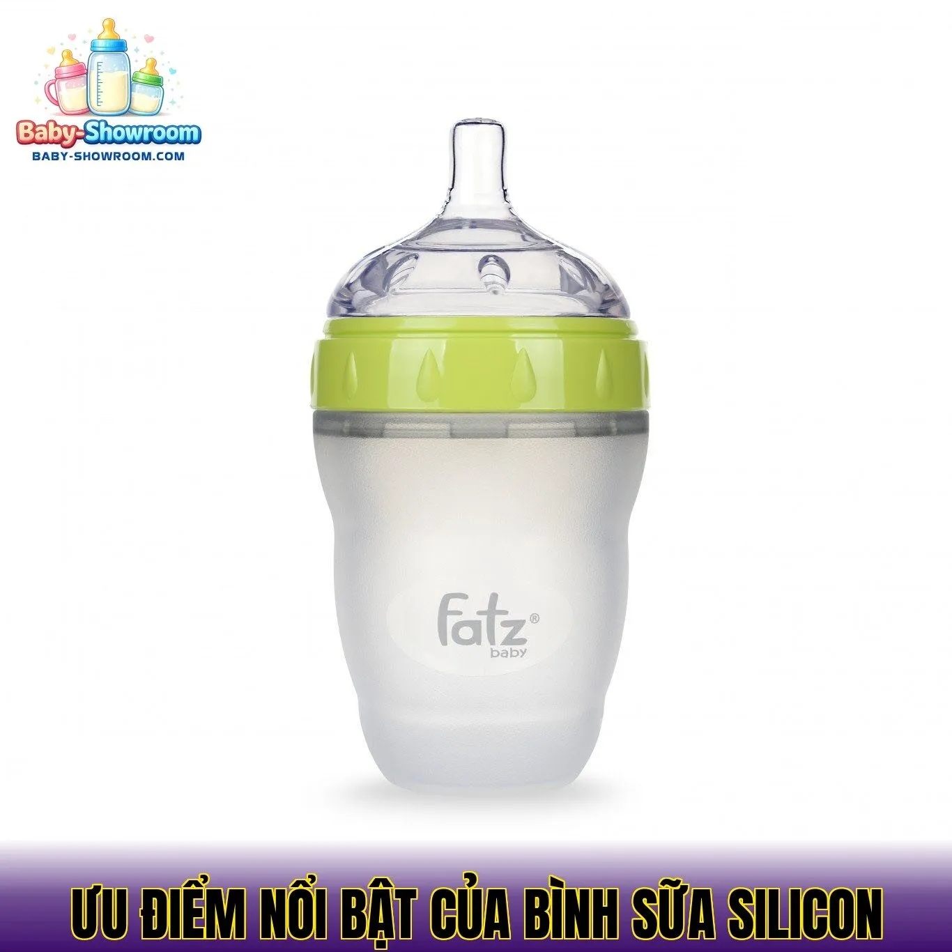 Ưu điểm nổi bật của bình sữa silicon