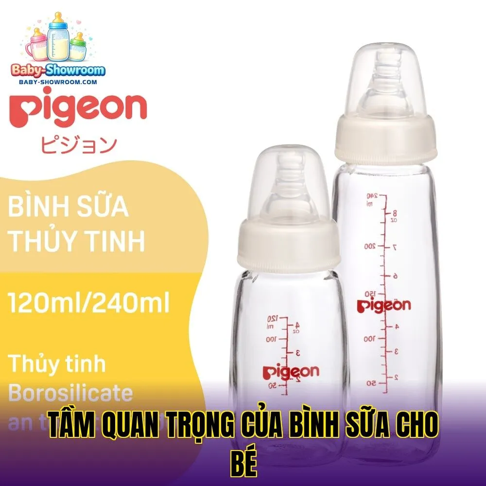 Tầm quan trọng của bình sữa cho bé