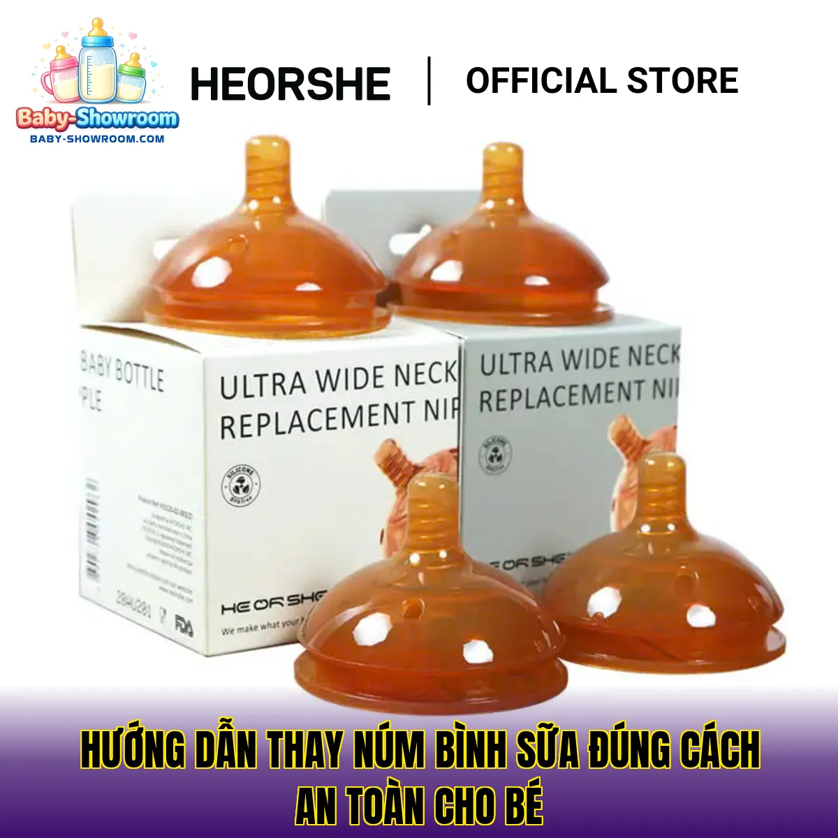 Hướng dẫn thay núm bình sữa đúng cách an toàn cho bé