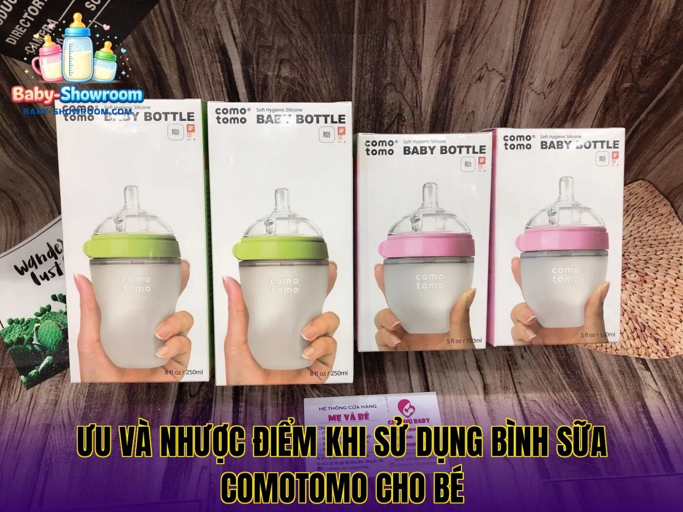 Ưu và nhược điểm khi sử dụng bình sữa Comotomo cho bé