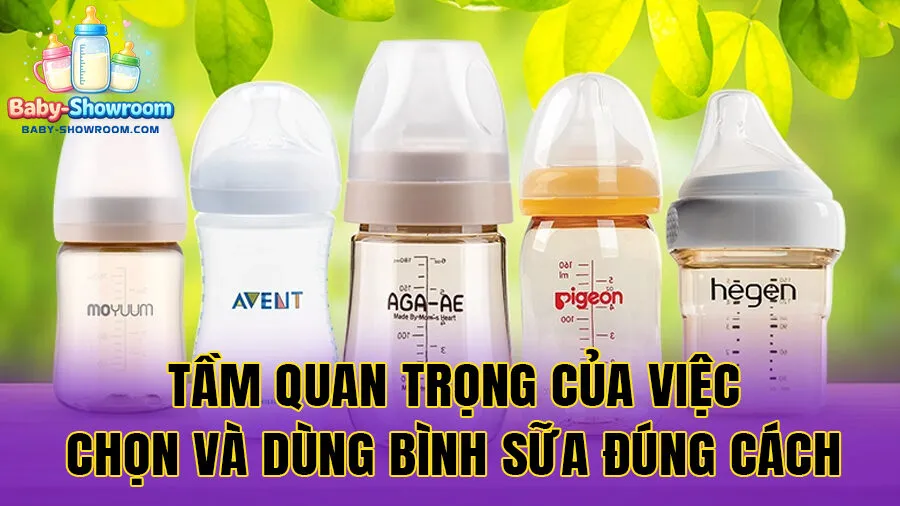 Tầm Quan Trọng Của Việc Chọn Và Dùng Bình Sữa Đúng Cách