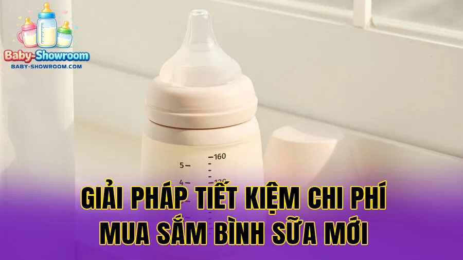Giải Pháp Tiết Kiệm Chi Phí Mua Sắm Bình Sữa Mới Một Cách Thông Minh