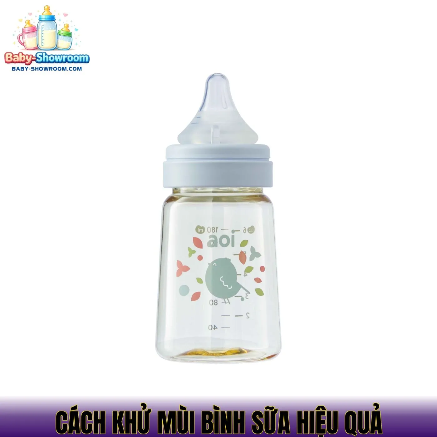 Cách Khử Mùi Bình Sữa Hiệu Quả