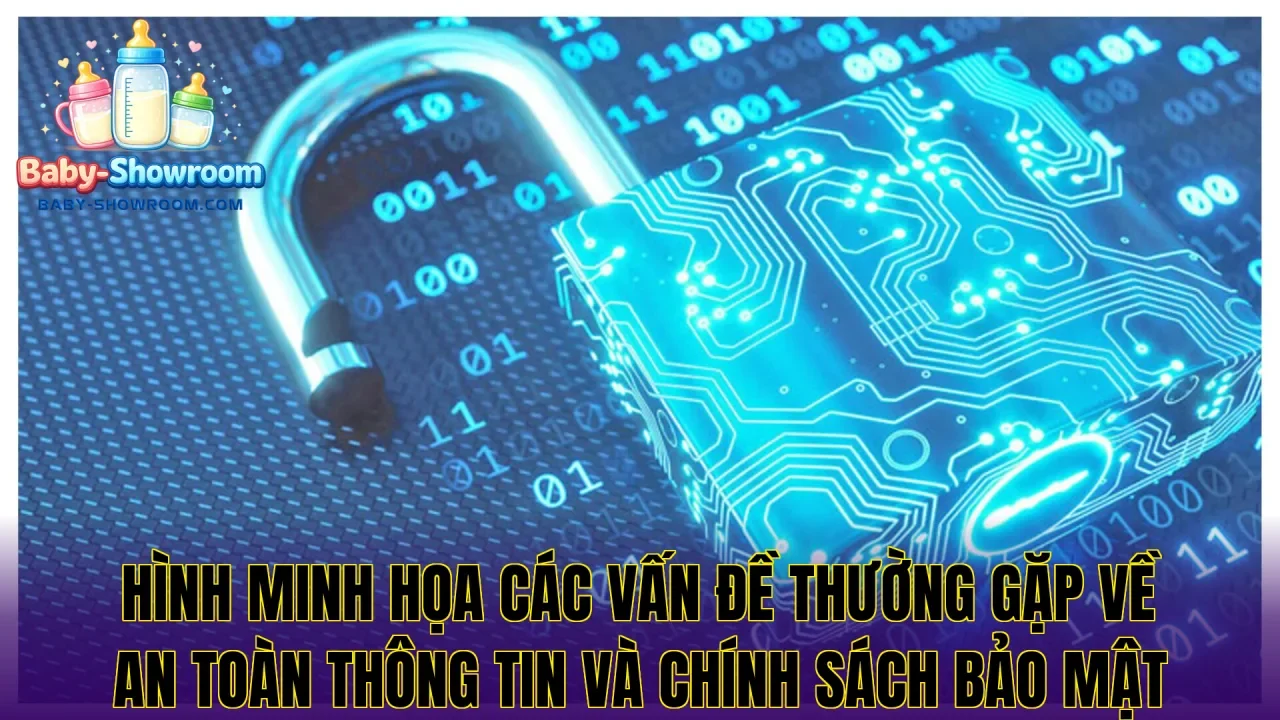 Hình minh họa các vấn đề thường gặp về an toàn thông tin và chính sách bảo mật