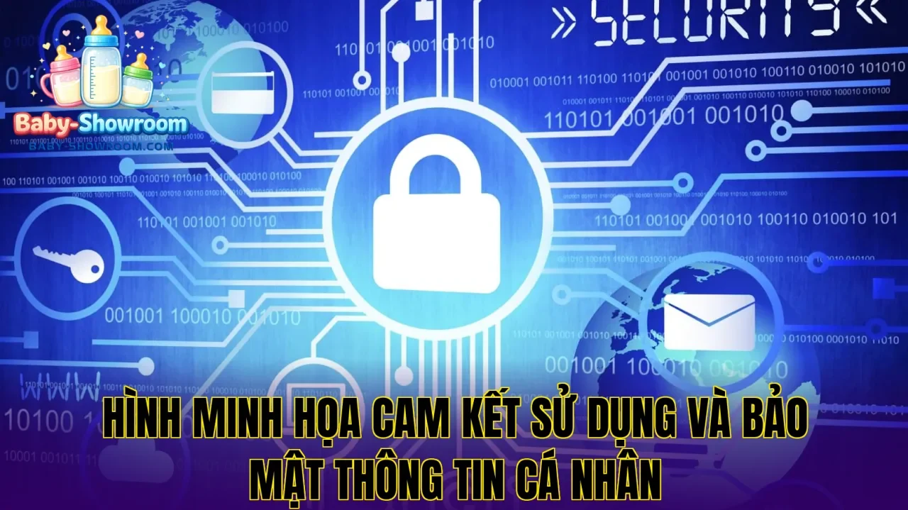 Hình minh họa cam kết sử dụng và bảo mật thông tin cá nhân