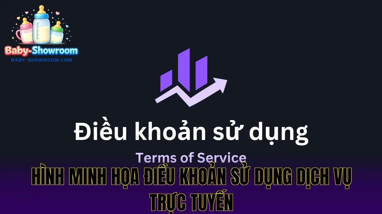 Hình minh họa điều khoản sử dụng dịch vụ trực tuyến