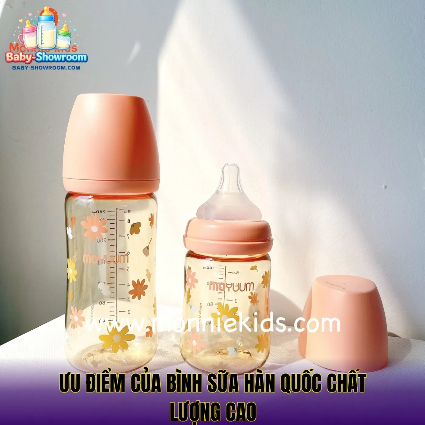 Ưu điểm của bình sữa Hàn Quốc chất lượng cao
