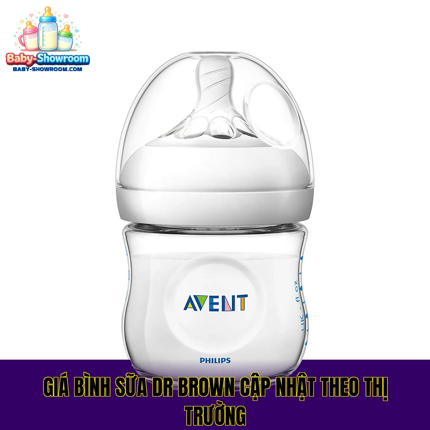 Giá bình sữa Dr Brown cập nhật theo thị trường