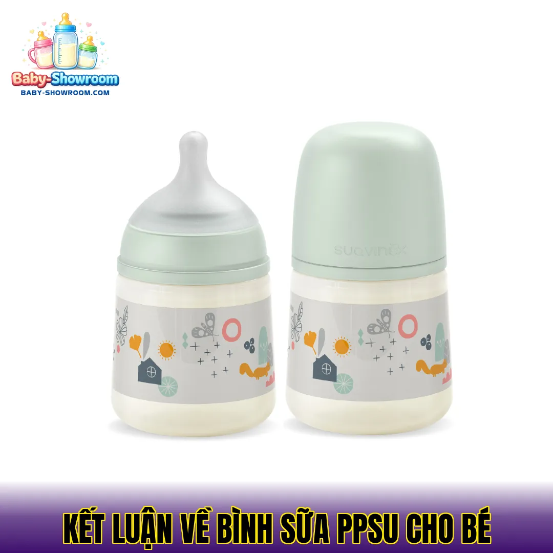 Kết luận về bình sữa PPSU cho bé