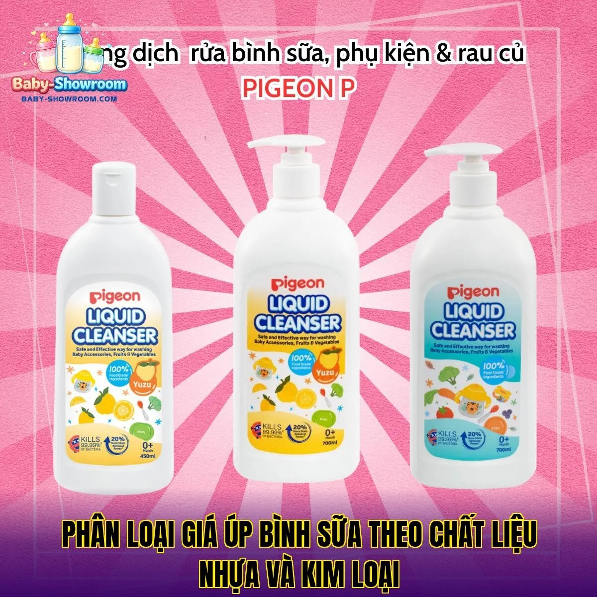 Phân loại giá úp bình sữa theo chất liệu nhựa và kim loại
