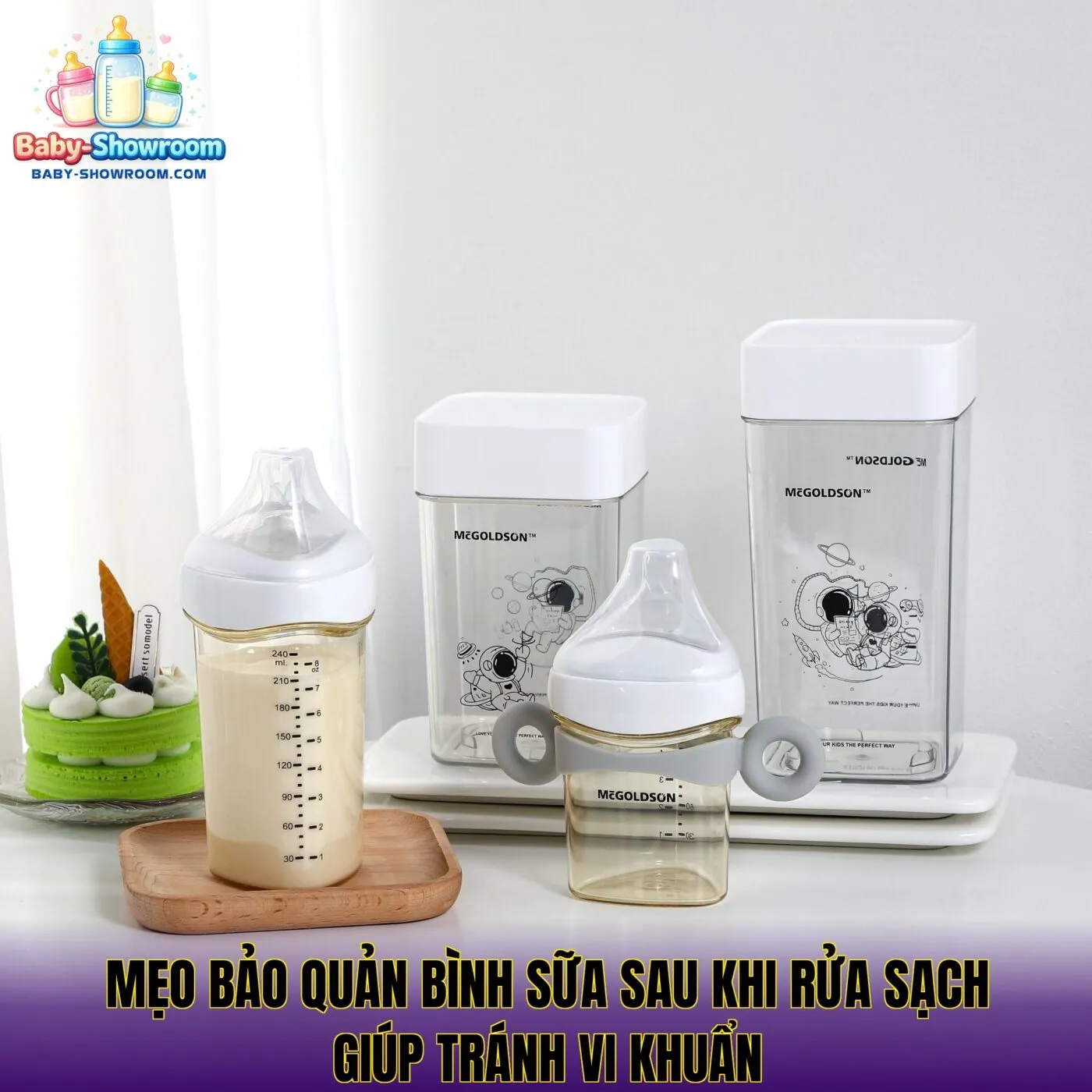 Mẹo bảo quản bình sữa sau khi rửa sạch giúp tránh vi khuẩn