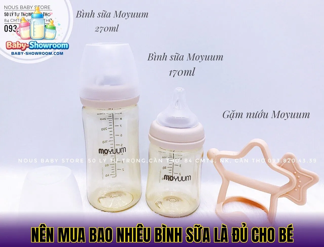 Nên Mua Bao Nhiêu Bình Sữa Là Đủ